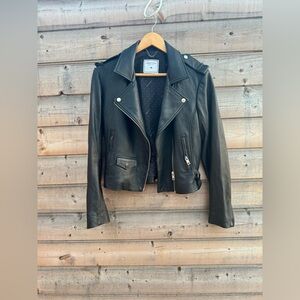 belle & bloom -Just Friends Leather Jacket - NWT